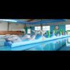 Parcours aquatique flottant gonflable de 10 x 2 x 1.5 mètres - Modèle STRGNFJ557