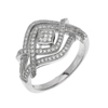 Bague en argent pour femme Ref 8100047 (Lot 100 pcs)
