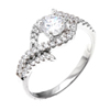 Bague en argent pour femme Ref 8100374 (Lot 100 pcs)