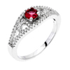 Bague en argent pour femme Ref 8100481 (Lot 50 pcs)