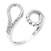 Bague en argent pour femme Ref 8100676 (Lot 50 pcs)