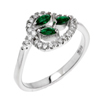 Bague en argent pour femme Ref 8100734 (Lot 50 pcs)