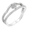 Bague en argent pour femme Ref 8100888 (Lot 50 pcs)