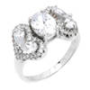 Bague en argent pour femme Ref 8100903 (Lot 50 pcs)