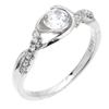 Bague en argent pour femme Ref 8100918 (Lot 50 pcs)