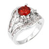 Bague en argent pour femme Ref 8101190 (Lot 50 pcs)