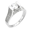 Bague en argent pour femme Ref 8101271 (Lot 50 pcs)