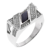 Bague en argent pour homme Ref 8100199 (Lot 50 pcs)