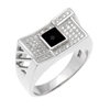 Bague en argent pour homme Ref 8100219 (Lot 50 pcs)