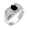 Bague en argent pour homme Ref 8100247 (Lot 50 pcs)