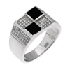 Bague en argent pour homme Ref 8100248 (Lot 50 pcs)