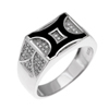 Bague en argent pour homme Ref 8100252 (Lot 50 pcs)