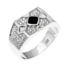 Bague en argent pour homme Ref 8100278 (Lot 50 pcs)