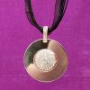 Pendentif fantaisie aspect viel argent BP275 (Lot 12 pcs)