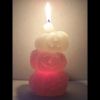 Bougie en cire avec led - Triple citrouilles (lot de 480 pièces)