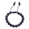 Bracelet Shamballa perles améthyste - 1602 (Lot 50 pcs)