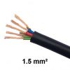 Câble gainé 5 conducteurs 1.5 mm² (lot 100 mètres)