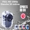 Caméra étanche 30m FULL HD pour sport d'action