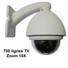 Caméra dôme motorisée - Zoom 10X - 700 lignes TV - CAMDOMENB20
