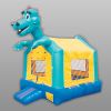 Château gonflable - Dragon bleu - 4.5 x 4.5 x 4.5 m