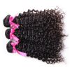 Cheveux brésiliens naturels bouclés - Ref CHVNAT9464 (Lot de 10 sachets)