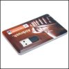 Clé USB format carte de crédit - Ref USBCRT600A (Lot 100 pièces)
