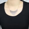 Collier chaîne tréssée en argent 925 (Lot 50 pcs)