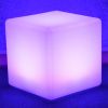 Cube lumineux à leds 7 couleurs avec télécommande (lot 50 pcs)