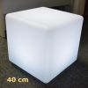 Cube lumineux à leds 40 cm - 12 couleurs (lot de 20 pièces)
