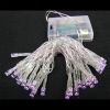 Guirlande led 3m violet avec piles - Ref GRLLED19 (Lot 100 pcs)