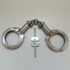 Menottes en acier carbone et chrome pour police et CRS - Ref POLMEN1 (Lot 10 pcs)