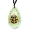 Pendentif résine avec insecte réel - Ref BIJRNYD07 (Lot 600 pcs)