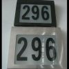 Plaque numéro de maison solaire - Ref NUMSOL2 (Lot de 48 pièces)