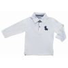 Polo blanc manches longues garçons de 12 mois à 3 ans (Lot 50 pc
