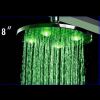 Pommeau de douche lumineux 8' 8 leds - POMDCH0013M (Lot 12 pcs)