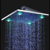 Pommeau de douche lumineux 10' 4 leds - POMDCH0021M (Lot 12 pcs)