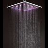 Pommeau de douche lumineux 12' 12 leds - POMDCH00327 (Lot 5 pcs)