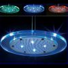 Pommeau de douche lumineux 8 leds - POMDCH0042 (Lot 5 pcs)