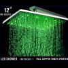 Pommeau de douche lumineux 12' 12 leds - POMDCH31 (Lot 6 pcs)