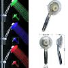 Pommeau de douche lumineux en ABS 8 leds - POMDCHS12 (Lot 30 pcs