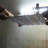 Pommeau de douche lumineux en cuivre 50 x 50 cm LD8030A