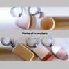 Porte-clés en bois 5 modèles assortis (lot de 1000 pièces)