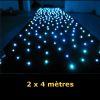 Rideau de leds étoilé 1 couleur 2 x 4 mètres