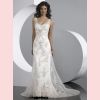 Robe de mariage en dentelle et satin nuptial - Modèle MONA1
