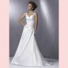 Robe de mariage dentelle satin organza perles et cristal - MONA9