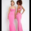 Robe de soirée en mousseline de soie - Modèle ED07
