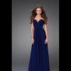 Robe de soirée en mousseline de soie - Modèle ED181