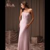 Robe de soirée en satin Spandex - Modèle ED200