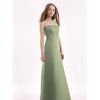 Robe de soirée en mousseline de soie et satin - Modèle ED217