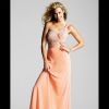 Robe de soirée en imitation soie - Modèle ED227